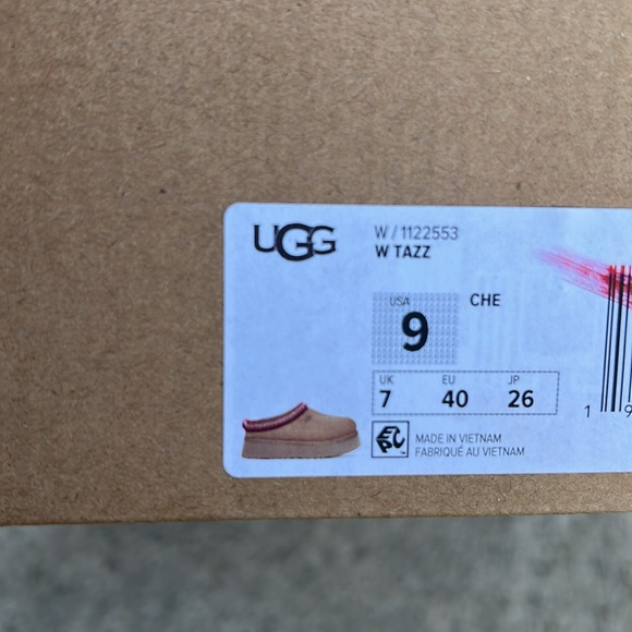 UGG Tazz Womens Slippers Size 9 Chestnut Brand New! - Picture 14 of 14